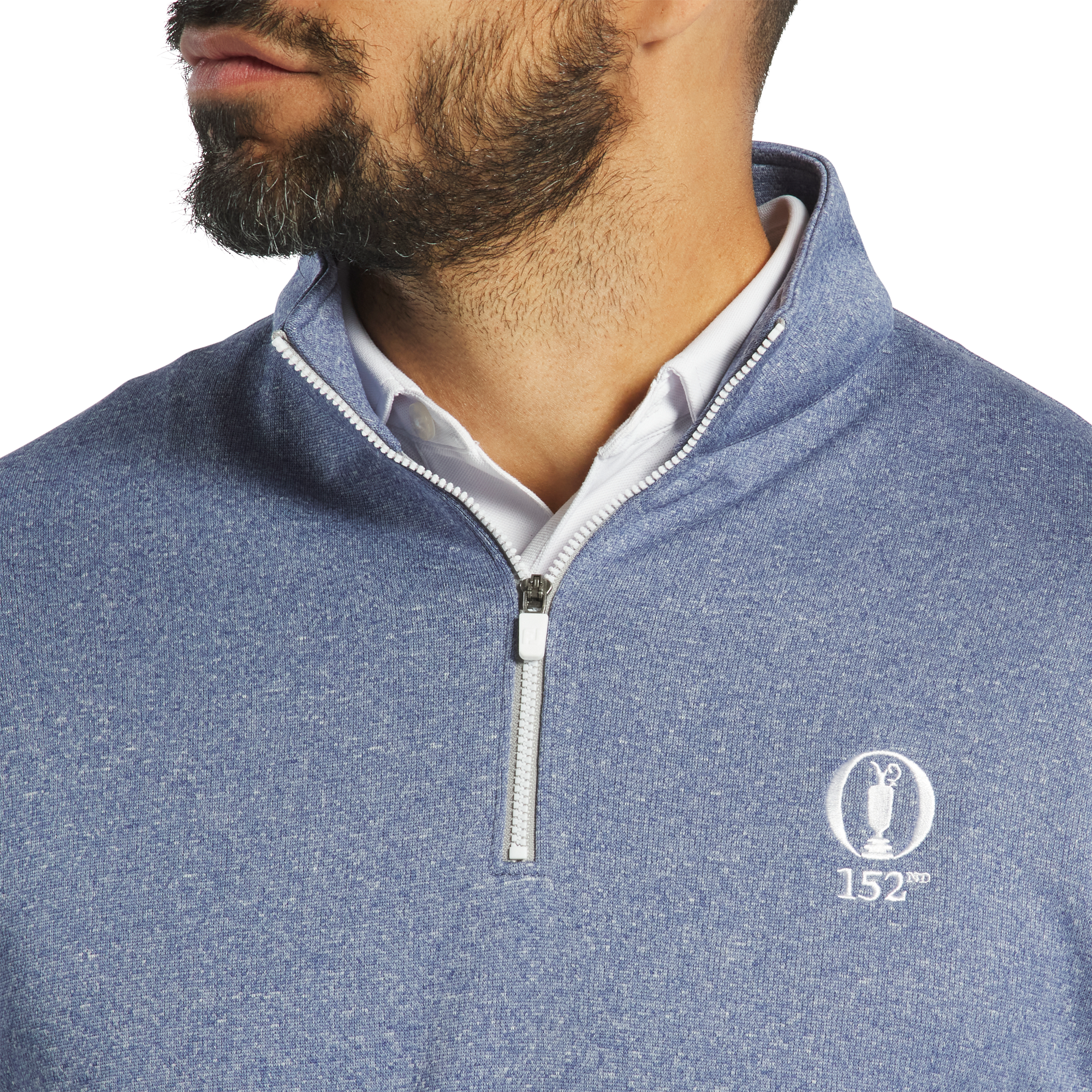 152:a Open Championship Ribbed Quarter Zip Chill-Out